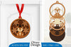 Christmas Animal Ornaments Laser Cut SVG Bundle