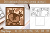 Animals Peeking Layered Lasercut SVG Bundle