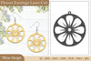 Lasercut Flower Earrings SVG Bundle