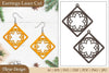 Lasercut Mandala Earrings SVG Bundle