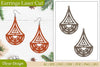 Lasercut Mandala Earrings SVG Bundle