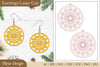 Mandala Laser Cut Earrings SVG Bundle
