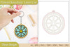 Flower Keychain SVG Bundle