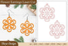 Flower Earrings SVG Lasercut SVG Bundle