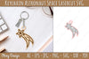 Astronaut Space Keychain Earring SVG Bundle