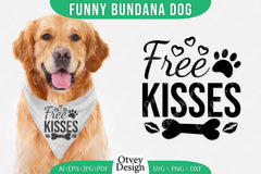 Funny Dog Bandana SVG Bundle 8 - CraftNest - Digital Crafting and Art