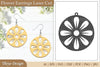 Lasercut Flower Earrings SVG Bundle
