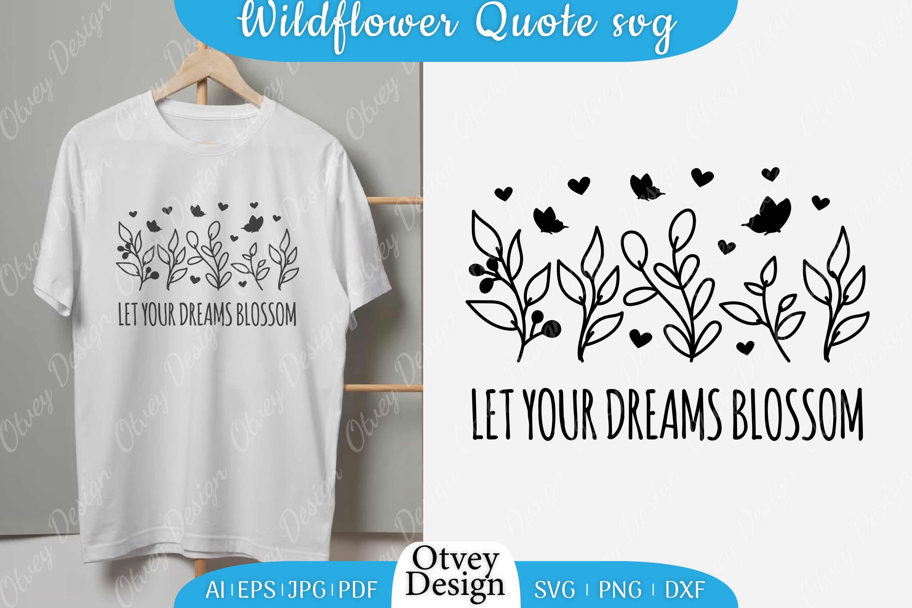 Wildflowers Quote Motivational Sayings SVG Bundle 8 - CraftNest - Digital Crafting and Art
