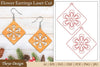 Lasercut Flower Earrings SVG Bundle