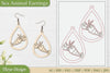 Sea Animal Earrings SVG Bundle