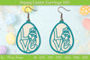 Easter Bunny Earring SVG Bundle
