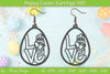 Easter Bunny Earring SVG Bundle