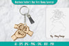 Father's Day Fist Bump Keychain SVG Bundle