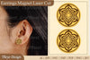 Lasercut Earrings Magnet SVG Bundle