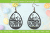 Easter Bunny Earring SVG Bundle
