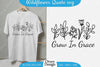 Wildflowers Quote Motivational Sayings SVG Bundle