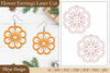 Lasercut Flower Earrings SVG Bundle