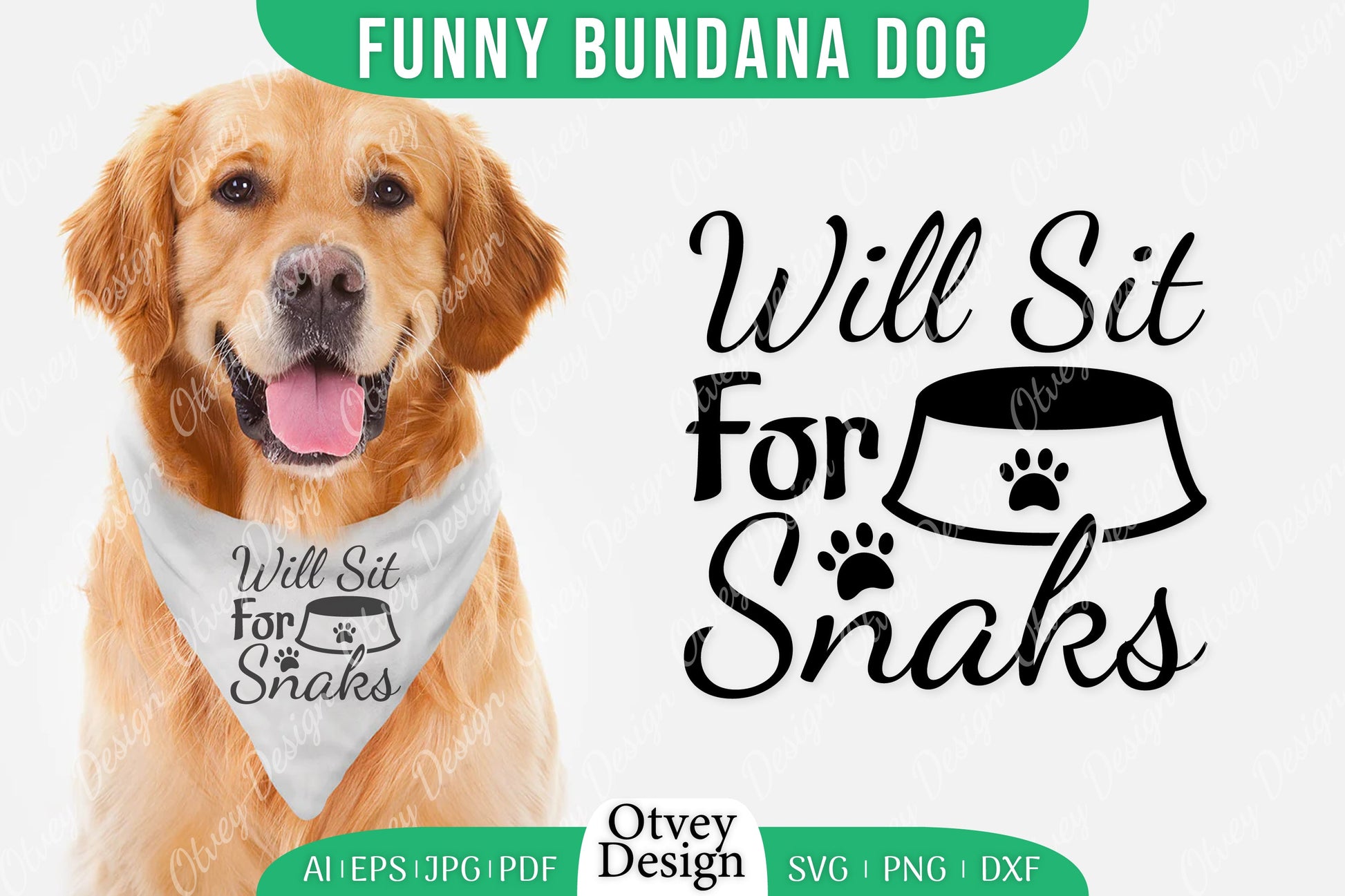Funny Dog Bandana SVG Bundle 10 - CraftNest - Digital Crafting and Art