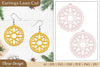 Lasercut Mandala Earrings SVG Bundle