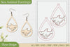 Sea Animal Earrings SVG Bundle