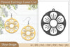 Lasercut Flower Earrings SVG Bundle