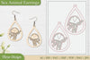 Sea Animal Earrings SVG Bundle