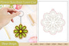 Flower Keychain SVG Bundle