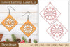 Lasercut Flower Earrings SVG Bundle