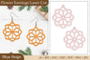 Lasercut Flower Earrings SVG Bundle