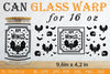 Halloween 16 oz Can Glass Wrap SVG Bundle