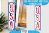 USA Patriotic Vertical Porch Signs SVG Bundle