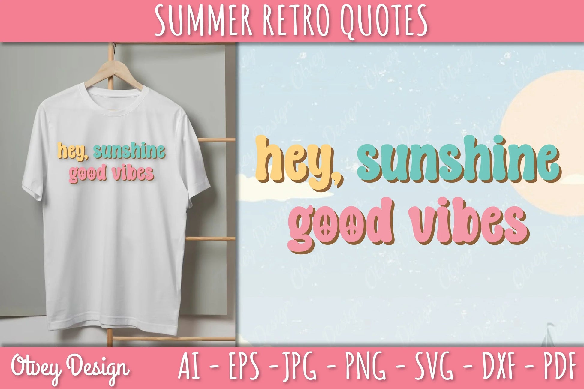 Summer Retro Quotes SVG Bundle - CraftNest - Digital Crafting and Art