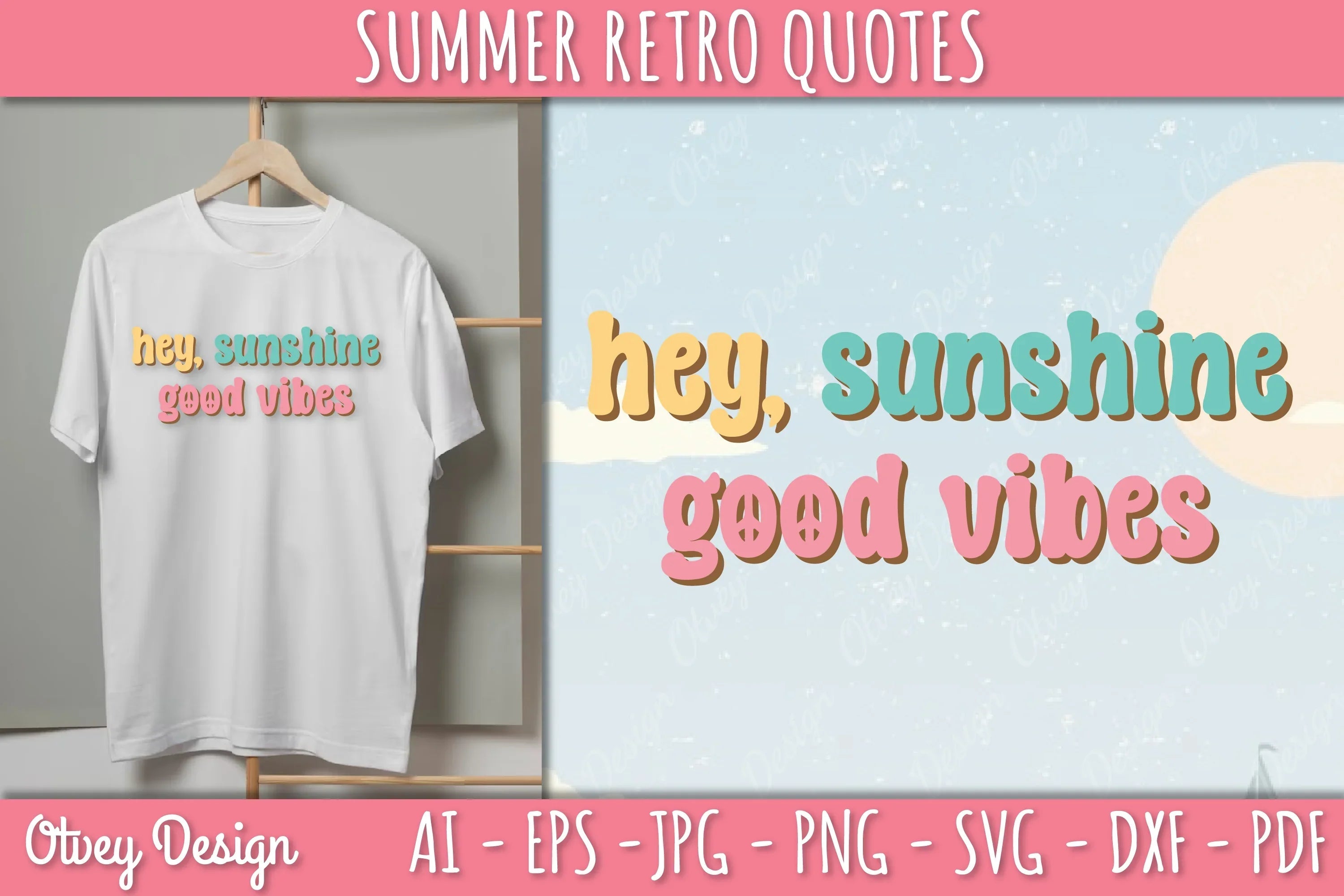 Summer Retro Quotes SVG Bundle - CraftNest - Digital Crafting and Art
