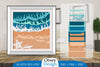 Sea Wave 3D Shadowbox Layered SVG Bundle