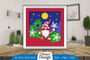 Christmas Gnome 3D Shadowbox Layered Papercut SVG Bundle