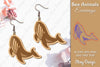 Earrings Sea Animals Laser Cut SVG Bundle