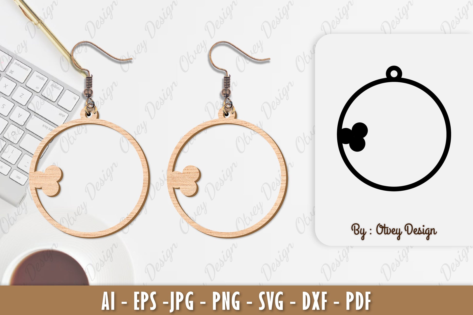 Ball Earring SVG Bundle 1 - CraftNest - Digital Crafting and Art