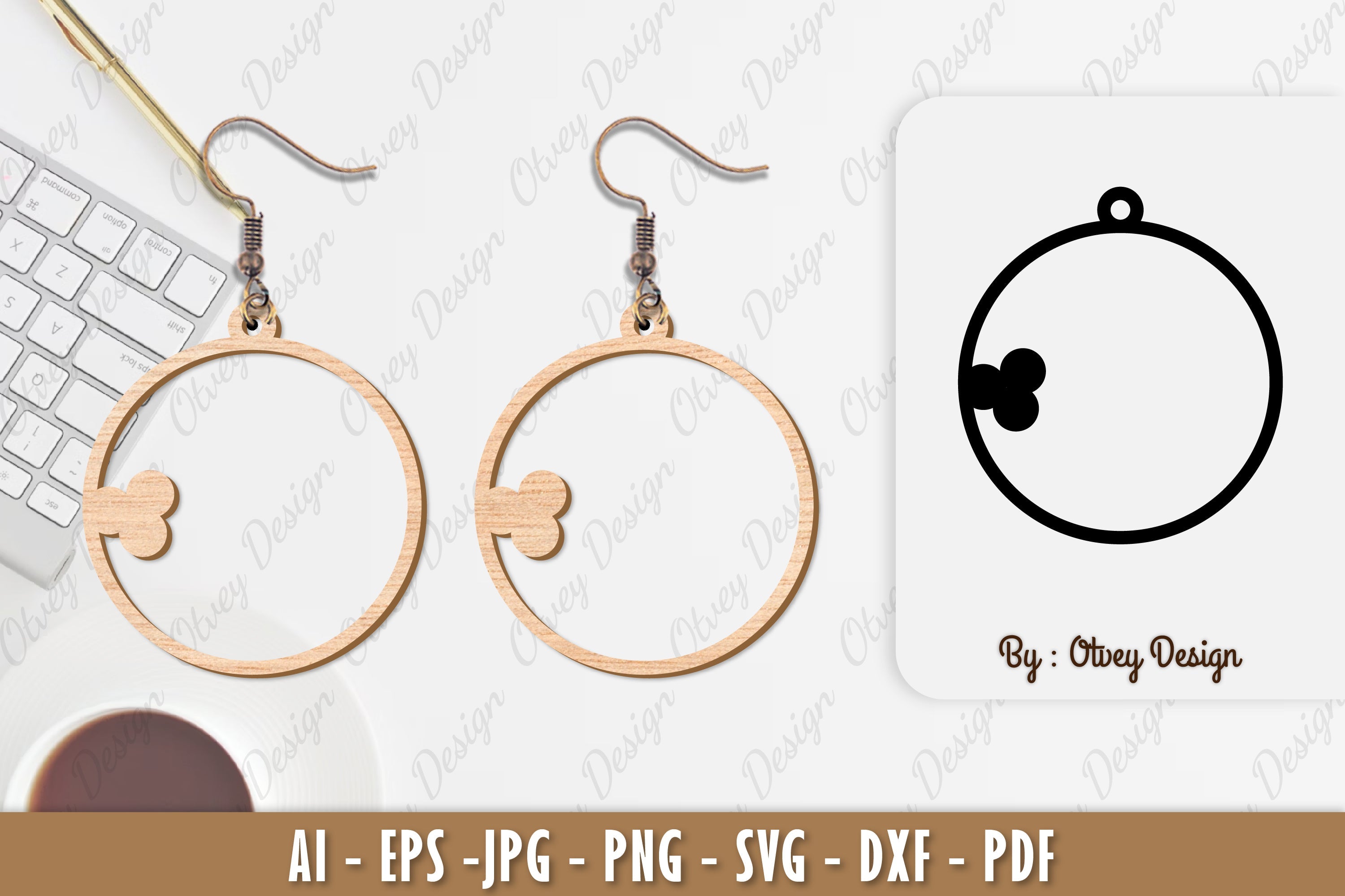 Ball Earring SVG Bundle 1 - CraftNest - Digital Crafting and Art
