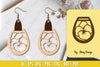 Flower Earring Laser Cut SVG Bundle