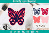 Butterfly Layered Papercut SVG Bundle
