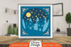Christmas Scene Layered Papercut SVG Bundle