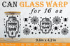 Halloween 16 oz Can Glass Wrap SVG Bundle