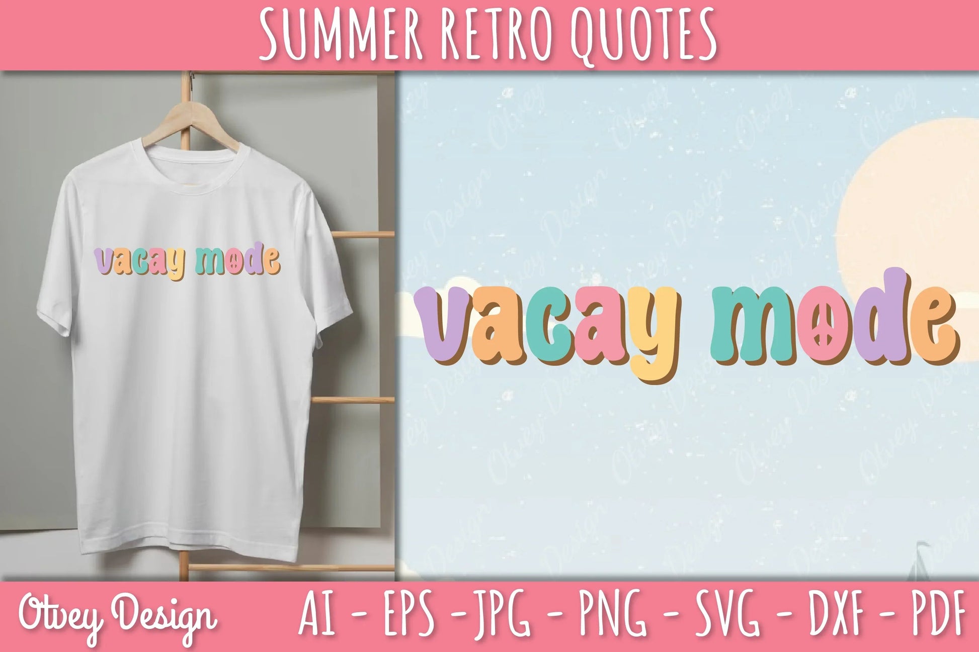 Summer Retro Quotes SVG Bundle - CraftNest - Digital Crafting and Art