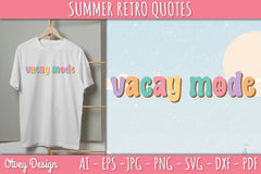 Summer Retro Quotes SVG Bundle - CraftNest - Digital Crafting and Art