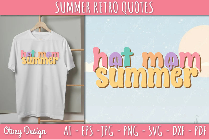Summer Retro Quotes SVG Bundle - CraftNest - Digital Crafting and Art