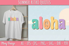 Summer Retro Quotes SVG Bundle - CraftNest - Digital Crafting and Art