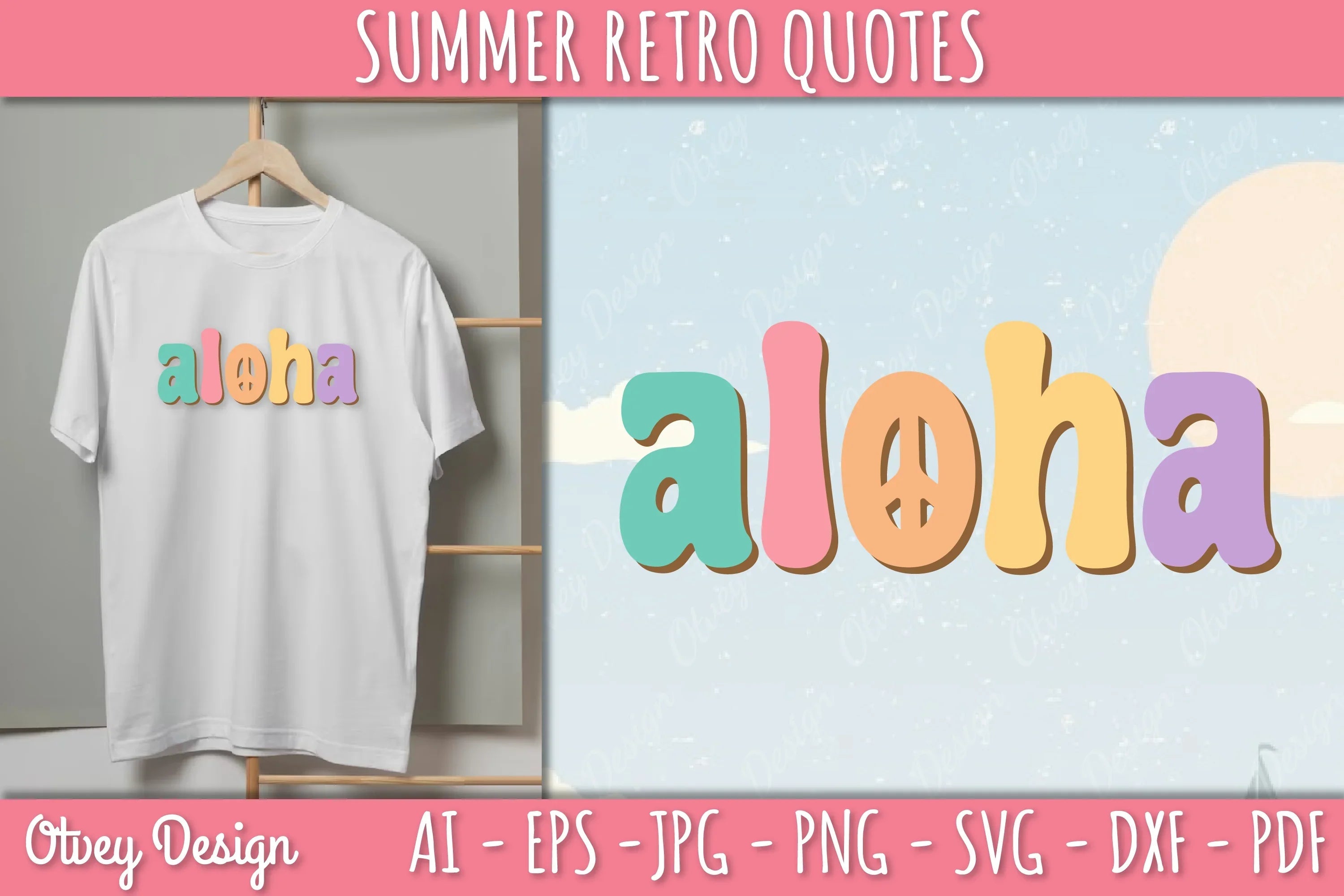 Summer Retro Quotes SVG Bundle - CraftNest - Digital Crafting and Art