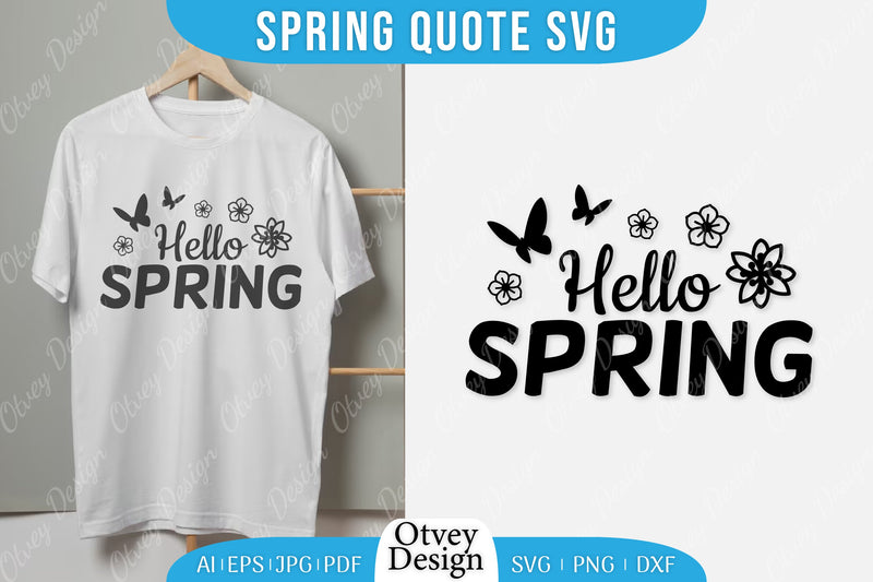 Spring Quote SVG Bundle 1 - CraftNest - Digital Crafting and Art