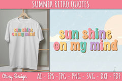 Summer Retro Quotes SVG Bundle - CraftNest - Digital Crafting and Art