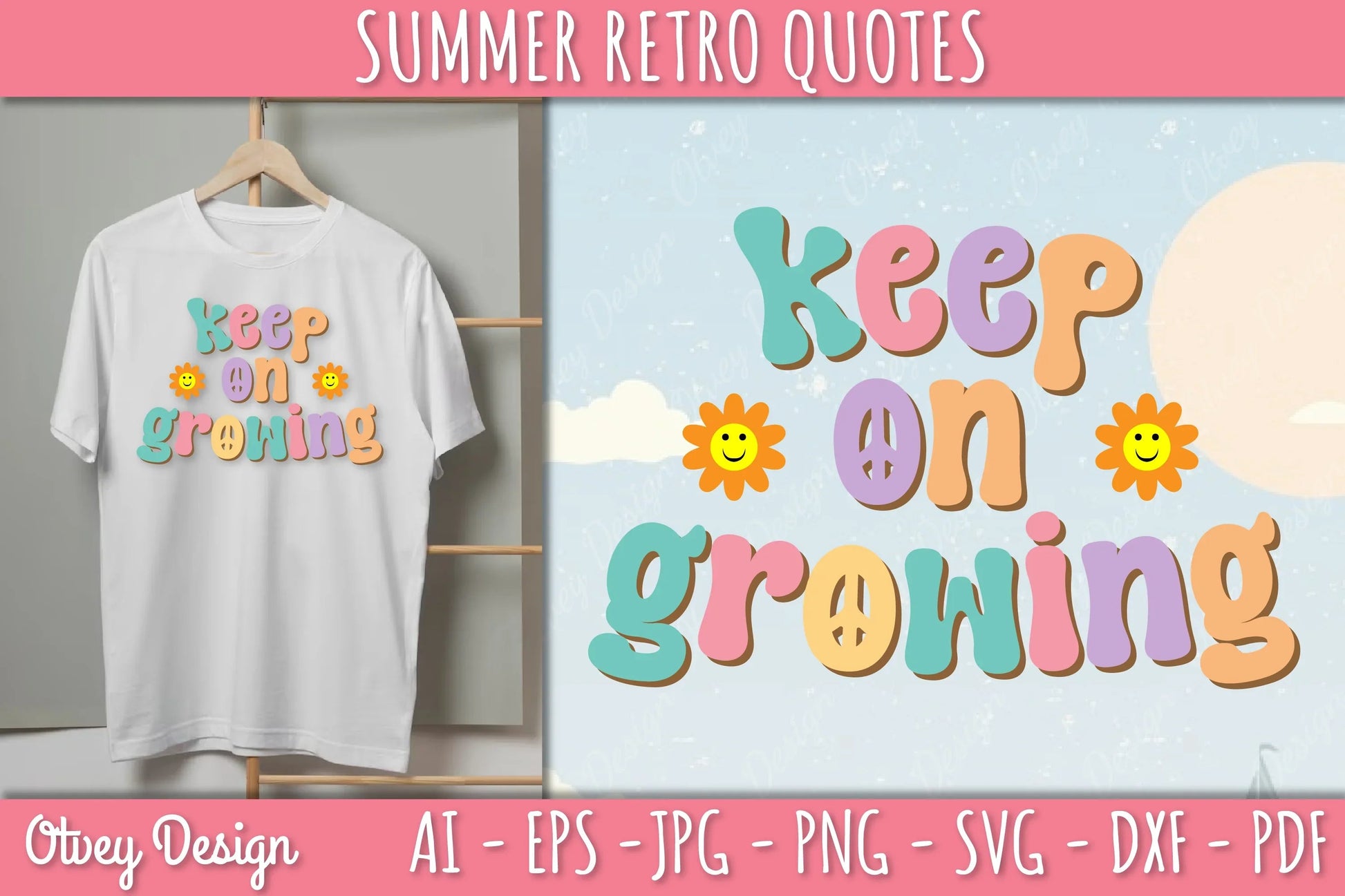 Summer Retro Quotes SVG Bundle - CraftNest - Digital Crafting and Art